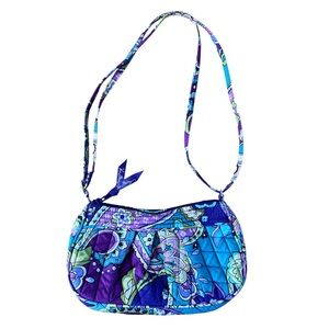 Vera Bradley Blue and Purple Handbag & Crossbody Bag